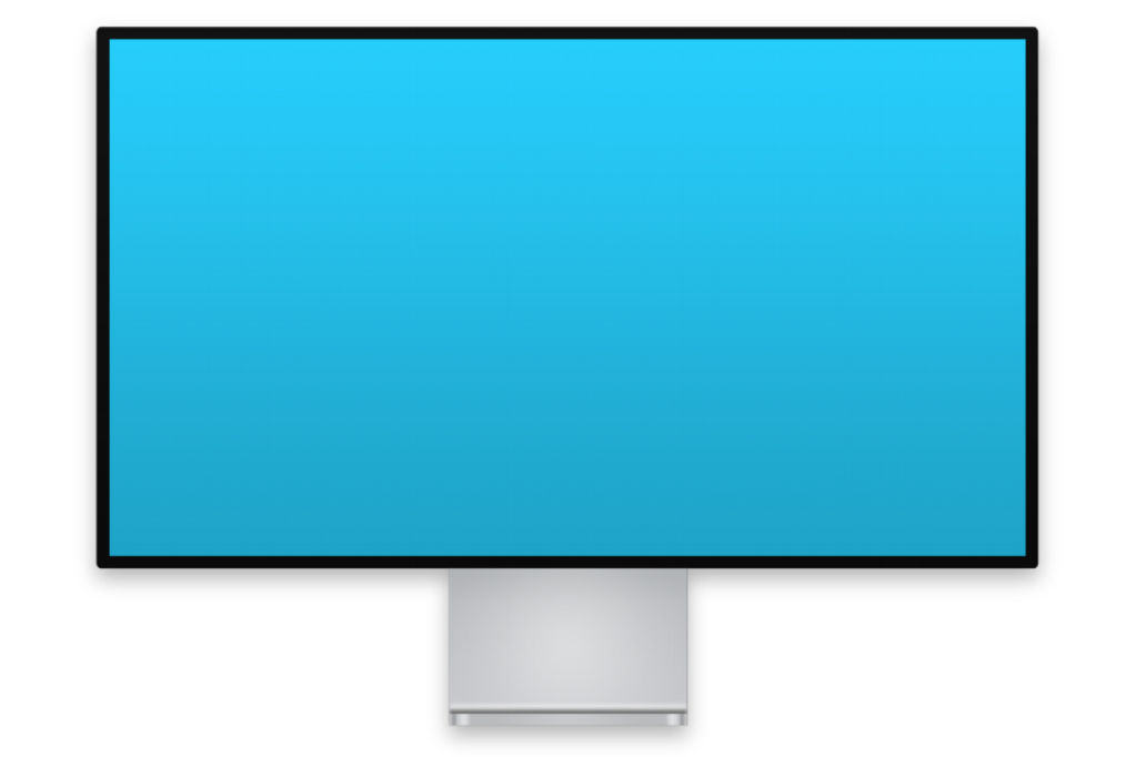 Начало экрана. Mac display icon.